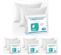 SWEET NIGHT Sweetnight - Juego de 2 Protectores de Almohada Impermeables 65x65 cm | Cubre colchón Impermeable y Micro Transpirable | Mullido y silencioso | Lavable a 90°C | Cierre con Cremallera