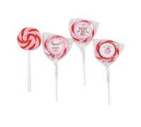 Sweet On You - Chupetas de remolino de San Valentín (12 paletas envueltas individualmente)