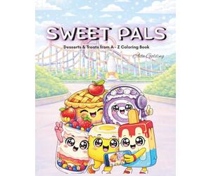 Sweet Pals: Desserts and Treats From A - Z Coloring Book