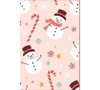 Sweet Pastel Snowy Christmas Dreams Journal: Adorable Kawaii Holiday Pattern • 6” x 9” Notebook • 70 Lined Pages • Soft Pastel Christmas Design for Girls • Perfect Festive Gift Notebook