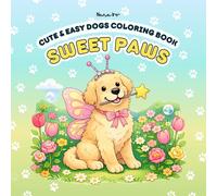 Sweet Paws: Cute & easy dogs coloring book