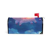 Sweet Pig Starry Night Blue - Fundas magnéticas decorativas para buzón de correo del día de San Patricio, tamaño estándar, caja de correos