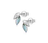 Sweet Plant Leaves Stud Earrings For Women Wedding Party