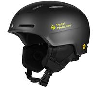 Sweet Protection Casco Unisex Youth Winder MIPS JR, Gris Pizarra/Fluo, S