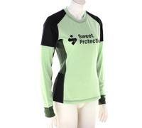 Sweet Protection Hunter Merino Hybrid LS Mujer Camiseta para ciclista S Turquesa