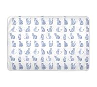Sweet Russian Blue Cats - Almohadillas para cambiar pañales reutilizables extragrandes, suaves, absorbentes, almohadillas de entrenamiento para orinal, almohadillas de pañales antilabios para bebés y