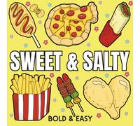 Sweet & Salty: Coloring Book for Adults and Kids, Featuring Cute Dessert, Cupcake, Donut, Pizza, Chocolate, Fruits, Drinks And Desserts Designs.