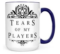 Sweet & Salty Tazas para juegos de rol, lágrimas de mis jugadores, divertidos regalos de D&D Dungeon Master, regalos de mazmorras y dragones para los amantes del Dnd, accesorios Dnd DM, regalos de Dnd