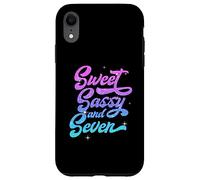 Sweet Sassy and Seven | Séptimo Cumpleaños | 7 Años Carcasa para iPhone XR