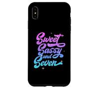 Sweet Sassy and Seven | Séptimo Cumpleaños | 7 Años Carcasa para iPhone XS MAX