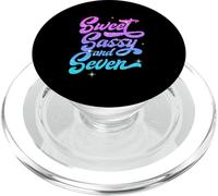 Sweet Sassy and Seven | Séptimo Cumpleaños | 7 Años PopSockets PopGrip para MagSafe