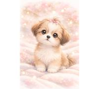 Sweet Shih Tzu Puppy: Cute Pastel Shih Tzu Lined Journal for Kids, Teens & Dog Lovers