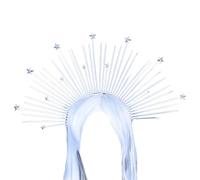 Sweet Simple Headwear - Aros antideslizantes para el pelo para mujer, con temperamento, elegante para bodas y celebraciones, tocado nupcial