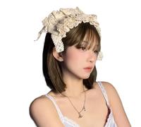 Sweet Simple Lace Headwear - Diadema antideslizante para mujer, delicada diadema para fiestas y uso diario