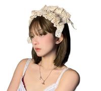 Sweet Simple Lace Headwear - Diadema antideslizante para mujer, delicada diadema para fiestas y uso diario