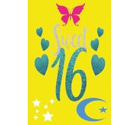 sweet sixteen Guest book: birthday guest book