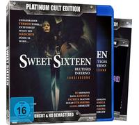 Sweet Sixteen - Limitiert auf 1000 Stück - Platin Cult Edition - Uncut & HD Remastered (+ DVD) [Alemania] [Blu-ray]