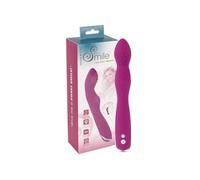 SMILE - vibrador flexible para punto A y G (rosa)