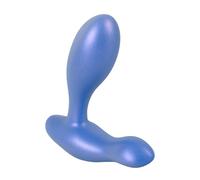 Sweet Smile Flexible Vibrador anal Metallic Blue 11,5 cm