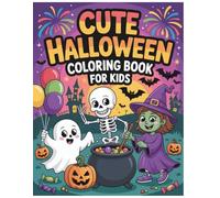 Sweet & Spooky Halloween Coloring Book for Kids: Featuring Adorable Ghosts, Pumpkins & Witches-Perfect for Toddlers & Preschoolers