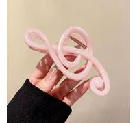 Sweet Style - Pinza para la cabeza con clip de tiburón grande y minimalista de plástico antideslizante, accesorios para el cabello