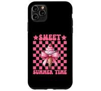 Sweet Summer Time Ice Cream Cono Chica Mamá Rosa Coqueta Arco Carcasa para iPhone 11 Pro MAX