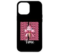Sweet Summer Time Ice Cream Cono Chica Mamá Rosa Coqueta Arco Carcasa para iPhone 12 Pro MAX