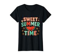 Sweet Summer Time Watermelon Retro Cute Summer Vacation Camiseta