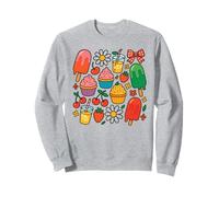 Sweet Summer Vibes Popsicle Cupcake Limonada Diseño Sudadera