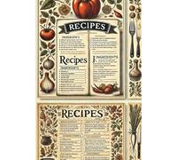 Sweet to Savory: A Recipes Notebook for Capturing the Perfect Balance of Flavors