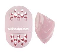 Real Techniques Sweet Tooth Batter Up Base Miracle Complexion Sponge & Case, Makeup Blending Sponge, Travel Case for Foundation, Skin Tint & Concealer, Cruelty-Free, 2 Piece Set