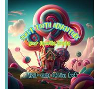 SWEET TOOTH ADVENTURE: YOUR FAVORITE TREATS BOLD-EASY COLORING BOOK