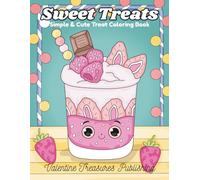 Sweet Treats: Simple & cute Dessert Coloring Book