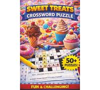 Sweet Treats Word Search Puzzle Book: Word Search with Easy to Read about Candy, Bakery, Desserts, and more [6x9 inches, 110 pages] 50+ puzzle....a Gift for Vacations, Holidays, and Free Times