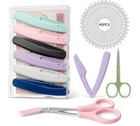 SWEET VIEW Kit de maquinilla de afeitar Dermaplan de 48 piezas para mujer para rostro y cejas