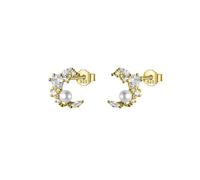 Sweet Wedding Moon Stud Earrings For Women Party