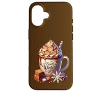 Sweet Winter Wonderland Decor For Women Toffee Hot Cocoa Carcasa para iPhone 16