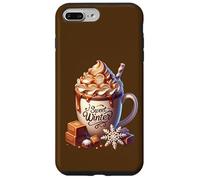 Sweet Winter Wonderland Decor For Women Toffee Hot Cocoa Carcasa para iPhone 7 Plus/8 Plus