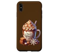 Sweet Winter Wonderland Decor For Women Toffee Hot Cocoa Carcasa para iPhone XS MAX