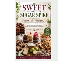 Sweet Without the Sugar Spike: Understanding Monk Fruit for Baking: An introduction to Monk Fruit with 60 Easy, Homemade, Delicious, and Healthy Recipes to Satisfy Your Sweet Tooth