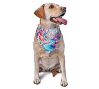 Sweet Wonderland Candy Bar - Bufanda triangular para mascotas con estampado gráfico para perros y gatos, bandana ajustable para mascotas y sesiones de fotos