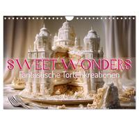 Sweet Wonders. Fantastische Tortenkreationen (Wandkalender 2026 DIN A4 quer), CALVENDO Monatskalender: KI zaubert atemberaubende Torten in ... - eine süße Reise durch kreative Welten.