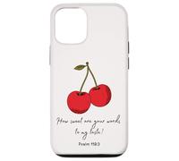 Sweet Words to My Taste Psalm119:103 Biblia Faith Based cover Carcasa para iPhone 12/12 Pro