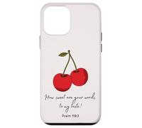 Sweet Words to My Taste Psalm119:103 Biblia Faith Based cover Carcasa para iPhone 12 mini