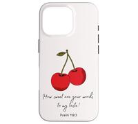 Sweet Words to My Taste Psalm119:103 Biblia Faith Based cover Carcasa para iPhone 16 Pro