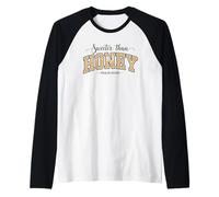 Sweeter Than Honey Salmo Cute Vintage Christian Faith Camiseta Manga Raglan