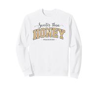 Sweeter Than Honey Salmo Cute Vintage Christian Faith Sudadera