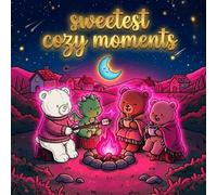 Sweetest Cozy Moments: Simple and Bold Coloring Book with 40 Sweet Illustrations for Adults and Teens