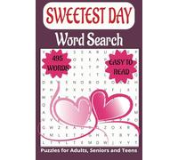 SWEETEST DAY themed word search book.: Book is 6 X 9 inches,110 pages with 55 Puzzles and 495 words with mostly easy to read print. Each puzzle ... vertically, diagonally, forward, or backward.