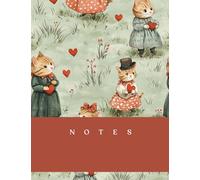 Sweetheart Cats Lined Notebook: A Cute Aesthetic Notebook Journal with a Valentine-Inspired Cat Cover and Clean Lined Pages for Writing and Notes 100 pages 7x9
